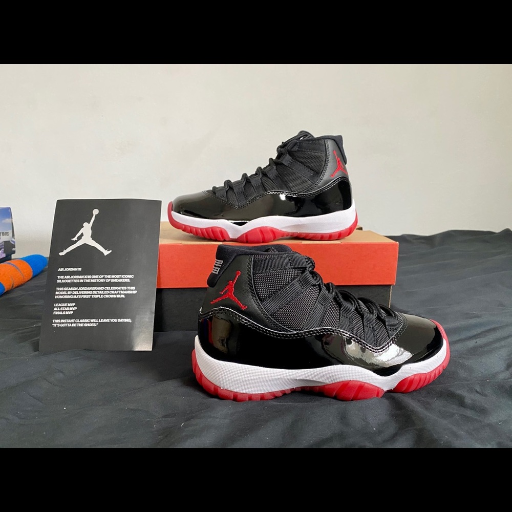 Size.3.5 2019 Nike Air Jordan 11 “Bred”